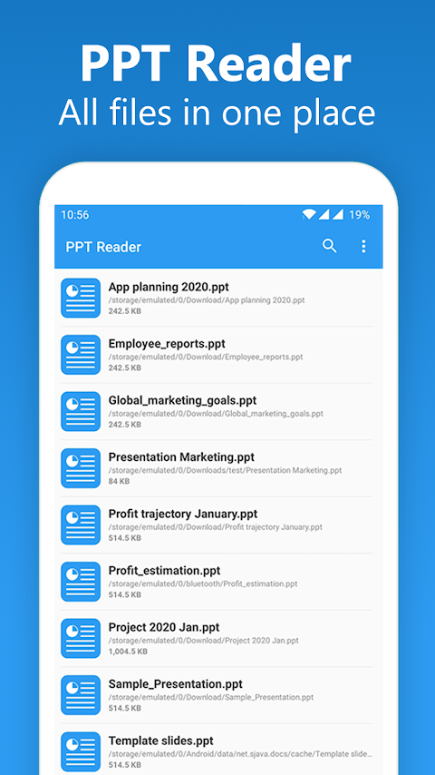 PPT Reader: PPTX Slides Viewer screenshot 1